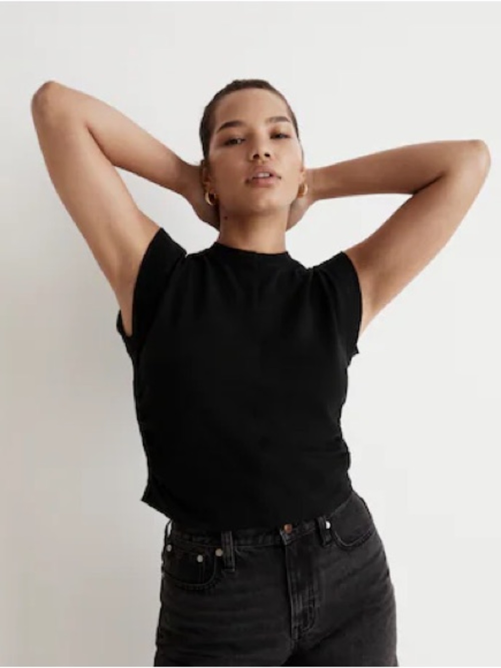 Madewell Side Cinch Muscle Tee NWT